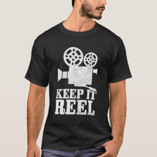 T-shirt Gardez-le Reel Réalisateur Film Caméra cinéaste