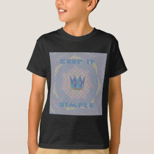 T-shirt Gardez-le simple : Pastel Royal Clarity Motif Art