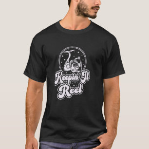 T-shirt Gardez-le vrai, drôles de dictons Rétro Pêcheur