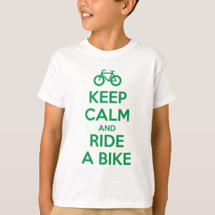 T-shirt Gardez votre calme et faites du vélo