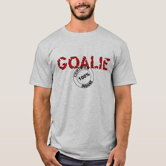 T-shirt Gardien de but aliéné certifié (Devant)