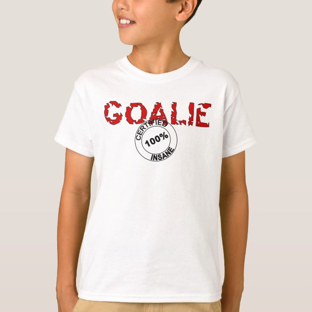 T-shirt Gardien de but aliéné pour des enfants (Devant)