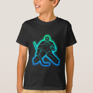 T-shirt Gardien de but joueur de hockey enfants hommes gar