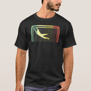 T-shirt Gardien De Football vintage Goalkeeper Pour Garçon