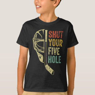 T-shirt Gardien de hockey sur glace drôle Fermez votre cin