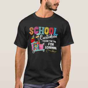 T-shirt Gardien De L'École J'Efface Le Sentier Pour Appren