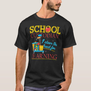 T-shirt Gardien De L'École Le Sentier Pour Apprendre Gardi