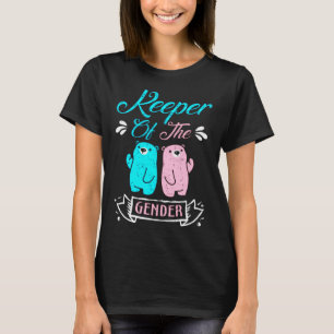 T-shirt Gardien de l'ours en peluche rose et bleu genre