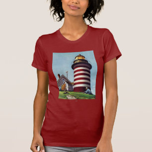 T-shirt Gardien de phare par Stevan Dohanos