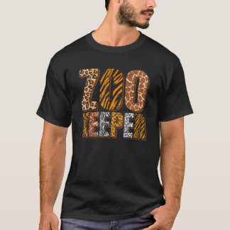 T-shirt Gardien de zoo Gardien de zoo Zoologiste_1