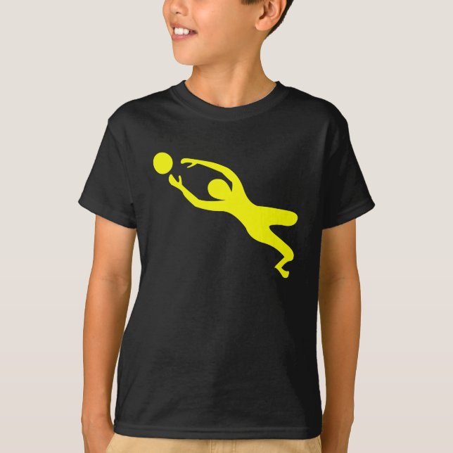 T-shirt Gardien des objectifs - Jaune (Devant)