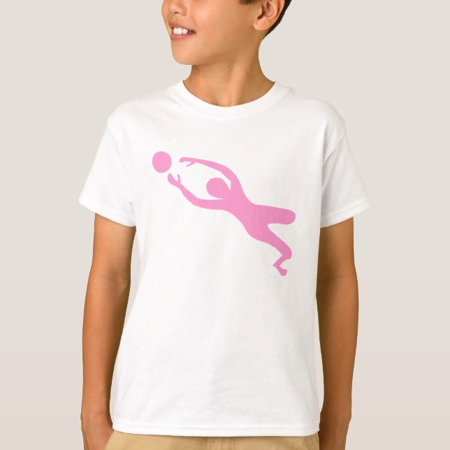 T-shirt Gardien des objectifs - rose (Devant)