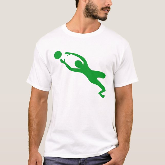 T-shirt Gardien des objectifs - Vert herbe (Devant)