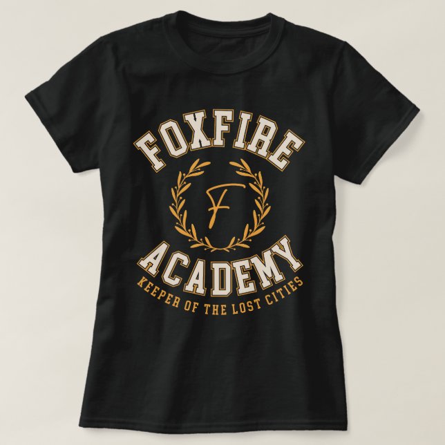 T-shirt Gardien des villes perdues Foxfire Academy Bookish (Design devant)