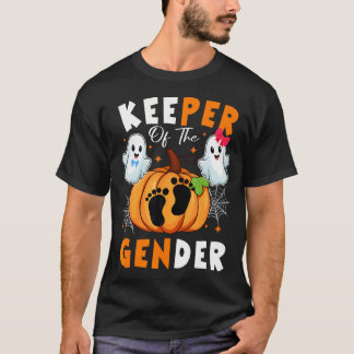 T-shirt Gardien Du Genre Révéler Bébé Halloween Thanksg