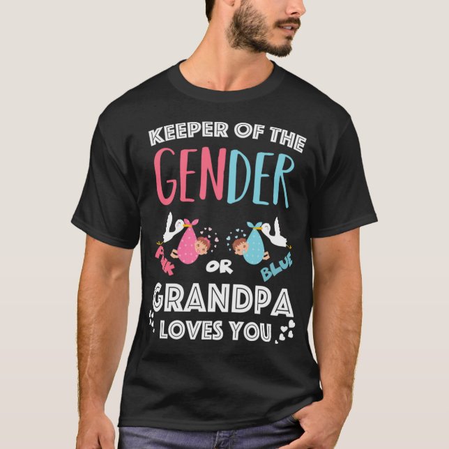 T-shirt Gardien du Grand-père Genre - Parti de la Révélati (Devant)
