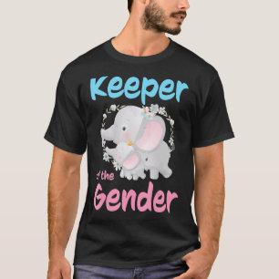 T-shirt Gardien du sexe Bébé éléphant rose ou bleu Re