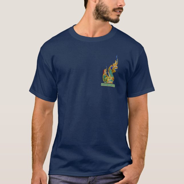 T-shirt Gardien thaïlandais de temple de Naga (Devant)