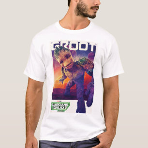 T-shirt Gardiens de la Galaxie Affiche de personnage Groot