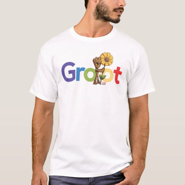 T-shirt Gardiens de la Galaxie | Fleur de nom de la grotte (Devant)