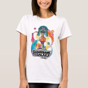 T-shirt Gardiens de la Galaxie Graphique de décollage du v