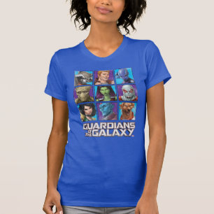 T-shirt Gardiens de la Galaxie Grille d'équipage