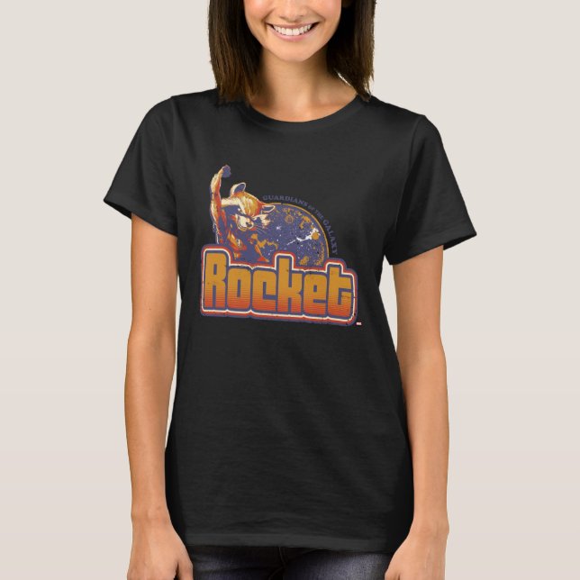 T-shirt Gardiens de la Galaxie | Insigne de caractère de f (Devant)