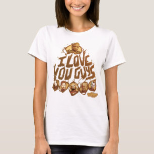 T-shirt Gardiens de la Galaxie "Je vous aime les gars"