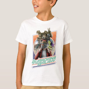 T-shirt Gardiens de la Galaxie   Retro Crew Art