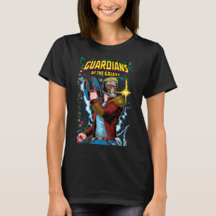 T-shirt Gardiens de la Galaxie   Star-Lord Retro Comic