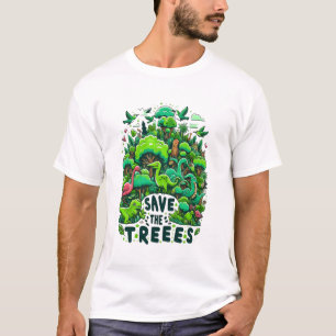 T-shirt Gardiens préhistoriques : Sauvez les arbres