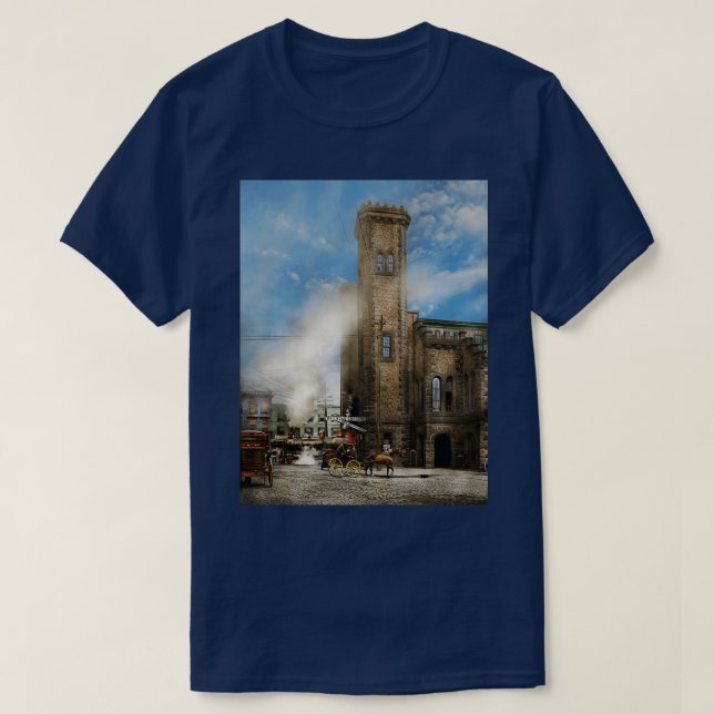 T-shirt Gare Voyez le train 1910 (Design devant)