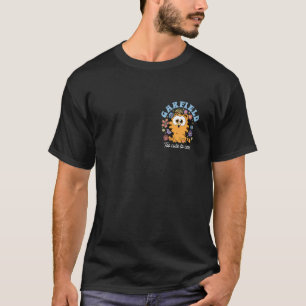 T-shirt Garfield Chibi Floral Trop Mignon pour s'en Moquer