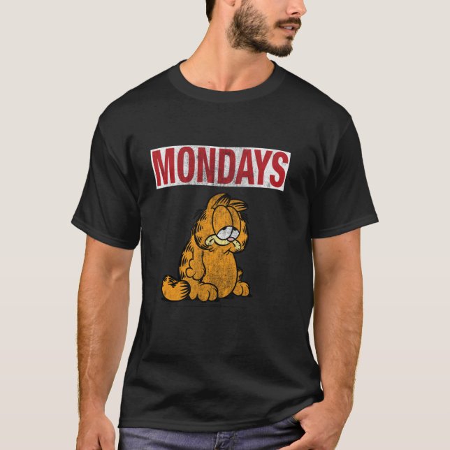 T-shirt Garfield lundi (Devant)
