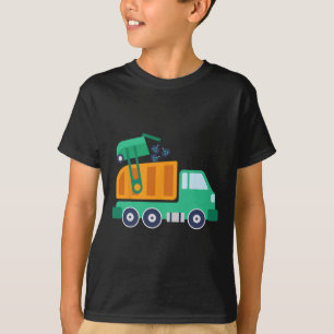 T-shirt Garge Camion Recyclage des déchets Collecteur Eart