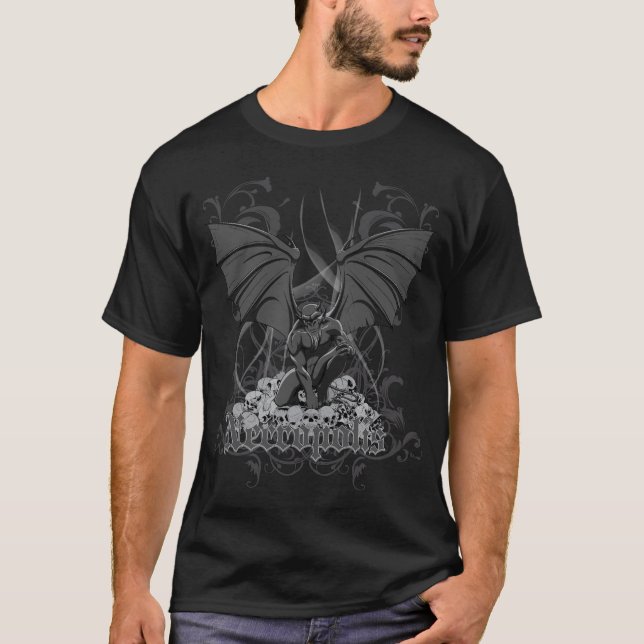 T-shirt Gargouille de gardien de nécropole (Devant)