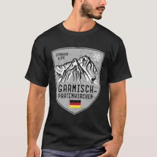 T-shirt Garmisch-Penkirchen Ski Bavaria Zugspitze