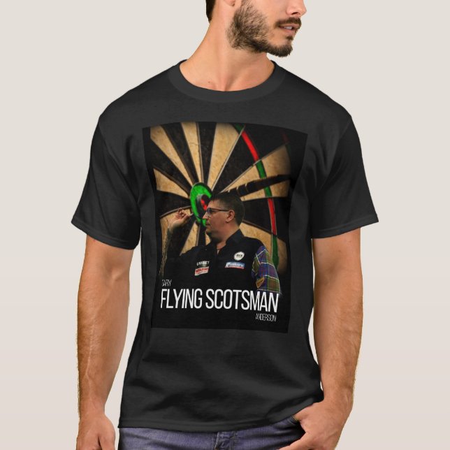 T-shirt Gary The Flying Scotsman Anderson Darts Graphic T (Devant)