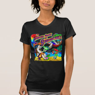 T-shirt Gaspillé loin dans Barkaritaville
