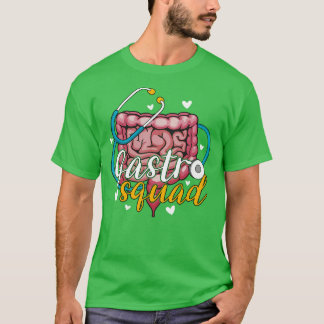 T-shirt Gastro Squad Gastroentérologie Infirmière GI Endos
