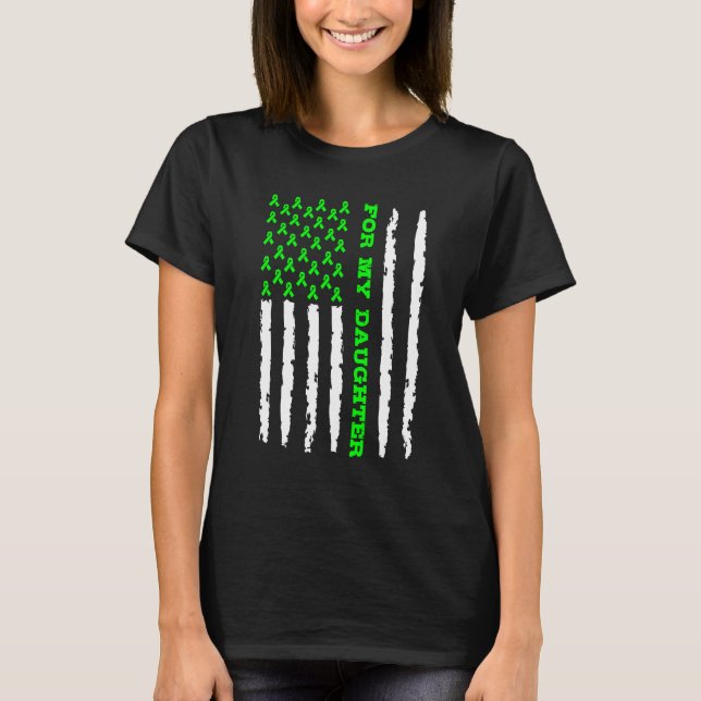 T-shirt Gastroparesis Pour Ma Fille (Devant)