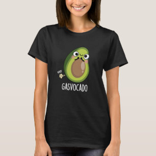 T-shirt Gasvocado Drôle Farny Farting Avocado Pun Dark BG