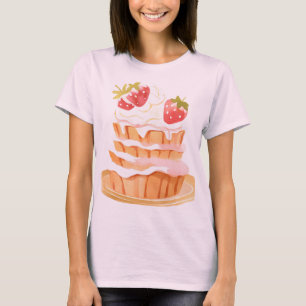 T-shirt Gâteau à la fraise
