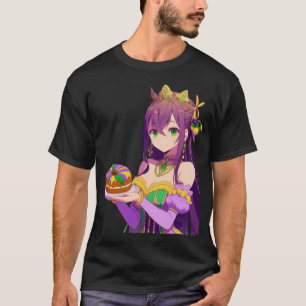 T-shirt Gâteau Anime Mardi Gras King