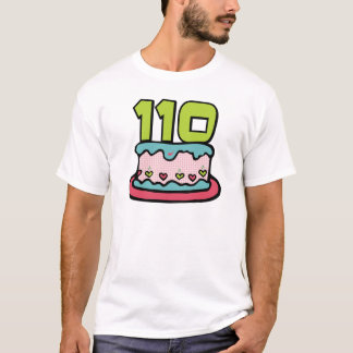 T-shirt Gâteau d'anniversaire 110 ans