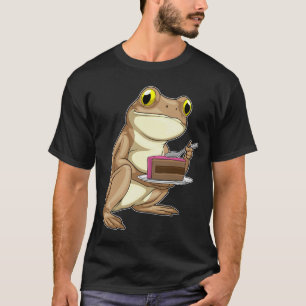 T-shirt Gâteau d'anniversaire de la grenouille