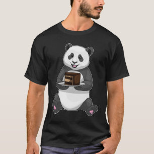 T-shirt Gâteau d'anniversaire de Panda