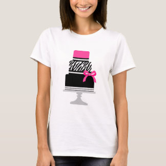 T-shirt Gâteau de diva de zèbre