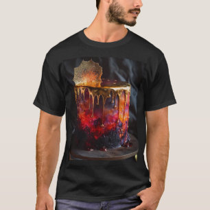 T-shirt Gâteau De Lave Chaud.