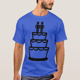 T-shirt Gâteau de mariage gay